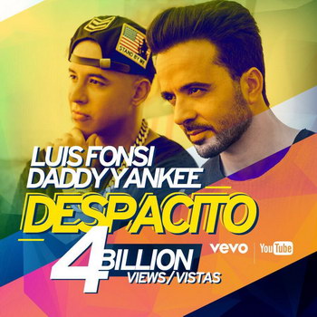 Половина населения Земли посмотрела клип «Despacito» (Видео)